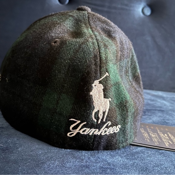 Polo x Yankees ‘Blackwatch plaid’ MLB Wool Fitted Hat - Picture 2 of 5